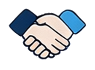 악수 모양 아이콘